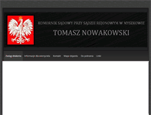 Tablet Screenshot of komornikmyszkow.pl